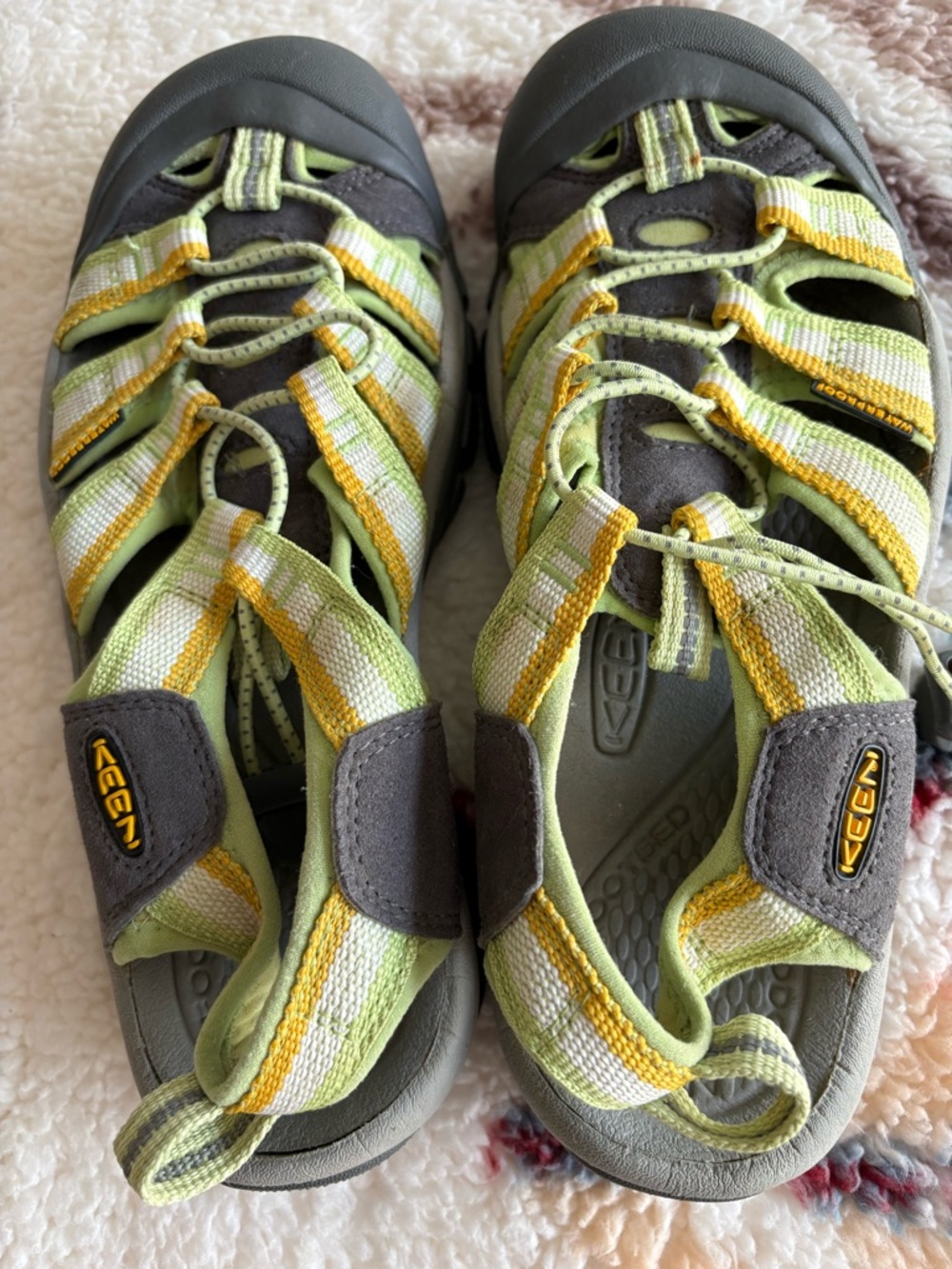 Keen Green and Yellow Women's Sport Sandals